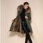 2016 Winter Genuine Raccoon Fur Coat for lady