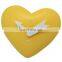 Low Price Cute Heart Shaped Wall Clock with Pendulum