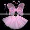 cheap 4pieces fancy fairy pink butterfly wing for girls FGWG-1053
