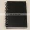 100gsm 80sheets Wire Bound Black Hard Cover A5 Sketch Pad