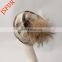 Beautiful Design Angora Top Quality Knitted Bobble Beanie Raccoon Fur Pompom Hat