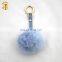 Rabbit Fur Keychain Fur Pom Pom Key Chain for Handbag Real Fur Ball