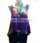 Wholesale cheap colorful spagetti shirt and tie dye color combinations.