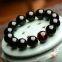 Black Agate Bracelet red tiger eye jewelry bracelets natural crystal beads beads folk style male gift