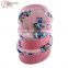 Custom Beauty Flower Egg Shaped Fabric Gift Boxes with Lids