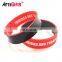 Newest style dual layer wristband silicone