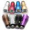 Dual USB Port Alloy Skin 5V 3A Auto Lighter Power Source Mobile Travel Charger