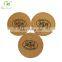 hot sale thick wood  cork coasters rounded for drink bulk square