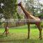 Rusty corten / weathering steel kinetic aculpture and statues outdoor