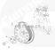 5282176 5305218 FOTON CUMMINS ISF2.8 ENGINE Tuned Vibration Damper
