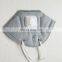 Cheap Customized Wholesale Grey Active Carbon With Valve Folding Face Mask