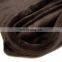 100% Polyester Decorative Fashion brown solid Flannel Blanket