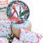 China supply custom high quality T-spun round shape flamingo toucan print pillow seat cushion