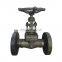 flange wcb cast iron wafer check globe valve,bellow seal vertical flanged globe check valve