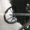 hospital elderly cerebral palsy height adjustable manual foldable wheelchair chair with wheels foot rest and nylon seat
