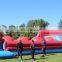 Sports adventure Inflatable wipe out obstacle course big ball game