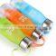 Outdoor sports plastic H2O fruit infuser water bottle Lemon juice water bottle