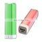 2020 Small lipsticks shape power bank super mini 2000mah real capacity power charger gift