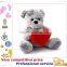 OEM Stuffed Toy,Custom Plush Toys, bear with red heart toy