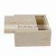 Best sales customized unfinished small plain wooden box with slid lid