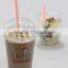 16oz/500ml clear plastic cold beverage cup,clear PET ice cream cup, plastic sundae cup, clear plastic take-way cold coffee cup