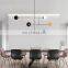 Nordic Minimalist Wrought Iron Molecular Chandelier Net Red Art Restaurant Geometric Line Creative Pendant Light