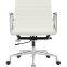 High end eames aluminium group computer chair leather eames office middle back chair