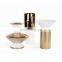 Nordic Luxury Modern Creative Lips Design Golden Ceramic Flower Vase for Home Decoration