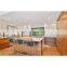 Custom modern modular designs melamine kitchen cabinet