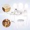 White Tri Folding Mirror Vanity Dressing Table with 7 Drawers/Stool Makeup Dresser with Mirror Wooden Dressing Table Designs