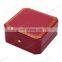 Wholesale custom logo packing boxes with black velvet  for bracelet and bangle jewelry box