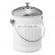 Hot Sale 1.3 Gallon Kitchen Compost Bin Stainless Steel Compost Cin Charcoal Filter Garden Compost Bin