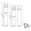 LED pathway bollard light DLW-LED-047