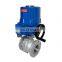 ANSI 150LB Explosion Proof  Flange Electric Ball Valve Regulation type 4-20mA Stainless steel 304