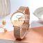 HANNAH MARTIN HM-133 Rose Gold Fashion Woman Watch Slim Dial Stainless Steel Mesh Strap Ladies Watch