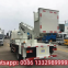 Customized SINO TRUK HOWO 4*2 RHD 16M telescopic aerial working platform truck for sale,