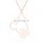 Cute Small Mickey Necklace Women Cartoon Mouse Pendants Necklaces Minnie Head Jewelry Kids Christmas Gift Collares