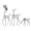 2021 Hot 3D Outdoor Christmas Standing Deer  Light For Decoration Light