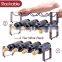 Freestanding Stackable Metal Wire Wine Rack and Water Bottle Storage Organizer Holder