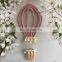 Hot Selling Macrame Colorful The Hot Air Balloon Bow Wall Decor, High Quality Boho Nursery Baby Room Vietnam Supplier