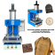 hot sale pneumatic pressure desk top press machine for gold and silver logo imprinting machines