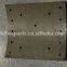 good quality bus parts auto brake lining for truck and bus 3552-00753 ZK6120 bus rear brake lining