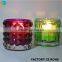 small lantern candle holders /colorful glass lanterns/ churches candlestick