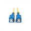 1m Fiber Optic Patch Cable SC UPC to ST UPC OS2 Duplex Single Mode PVC 2.0mm