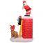 Christmas outdoor decor with Inflatable santa claus – Perfect for Xmas Decor