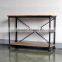 AF-901 Metal Frame Reclaimed wood furniture Pine Console Table                        
                                                Quality Choice