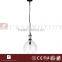CASAMOTION Indoor Vintage Industrial Globe Glass Ball Pendant Light