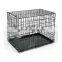 Five Sizes Easy to clean outdoor iron wire Folding Suitcase Pet Dog Cat Cage Kennel