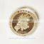 2015 newest die casting gold silver plated 3D indian silver coins