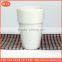 water cup hot selling fancy white porcelain round stacked coffee stripe cup no handle tea and new bone china milk mug